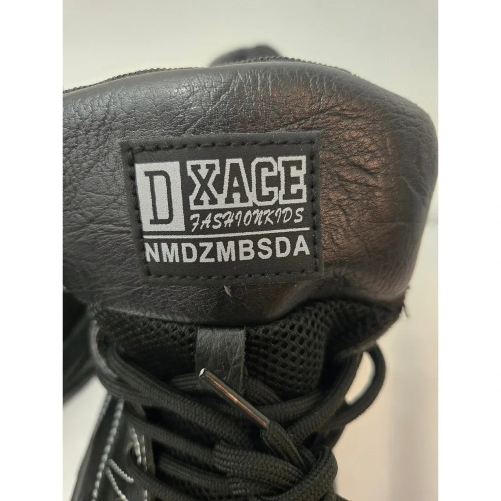 NEW no Box, Men's Black Ankle‎ Boots Lace Up Lug Sole Casual Shoes